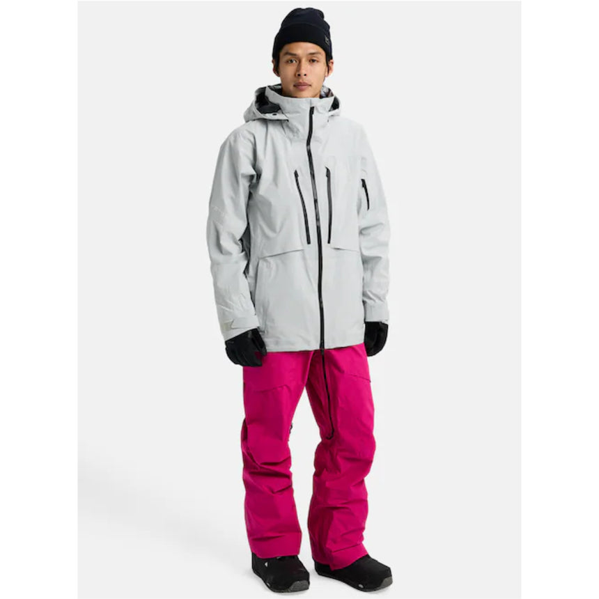 Burton Men's [ak] Hover GORE‑TEX C-Knit 3L Stretch Jacket - Gray Cloud