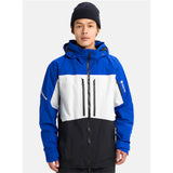 Burton Burton Men's [ak] Swash GORE‑TEX 2L Jacket -True Black/Blue True Black / Blue Teal / Atomic Yellow L Mens Gore-Tex Jackets