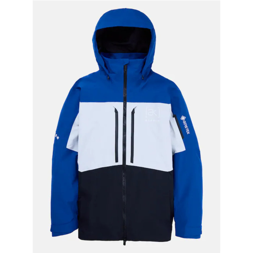 Burton Burton Men's [ak] Swash GORE‑TEX 2L Jacket -True Black/Blue True Black / Blue Teal / Atomic Yellow L Mens Gore-Tex Jackets
