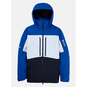 Burton Burton Men's [ak] Swash GORE‑TEX 2L Jacket -True Black/Blue True Black / Blue Teal / Atomic Yellow L Mens Gore-Tex Jackets
