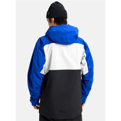Burton Burton Men's [ak] Swash GORE‑TEX 2L Jacket -True Black/Blue True Black / Blue Teal / Atomic Yellow L Mens Gore-Tex Jackets
