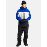 Burton Burton Men's [ak] Swash GORE‑TEX 2L Jacket -True Black/Blue True Black / Blue Teal / Atomic Yellow L Mens Gore-Tex Jackets