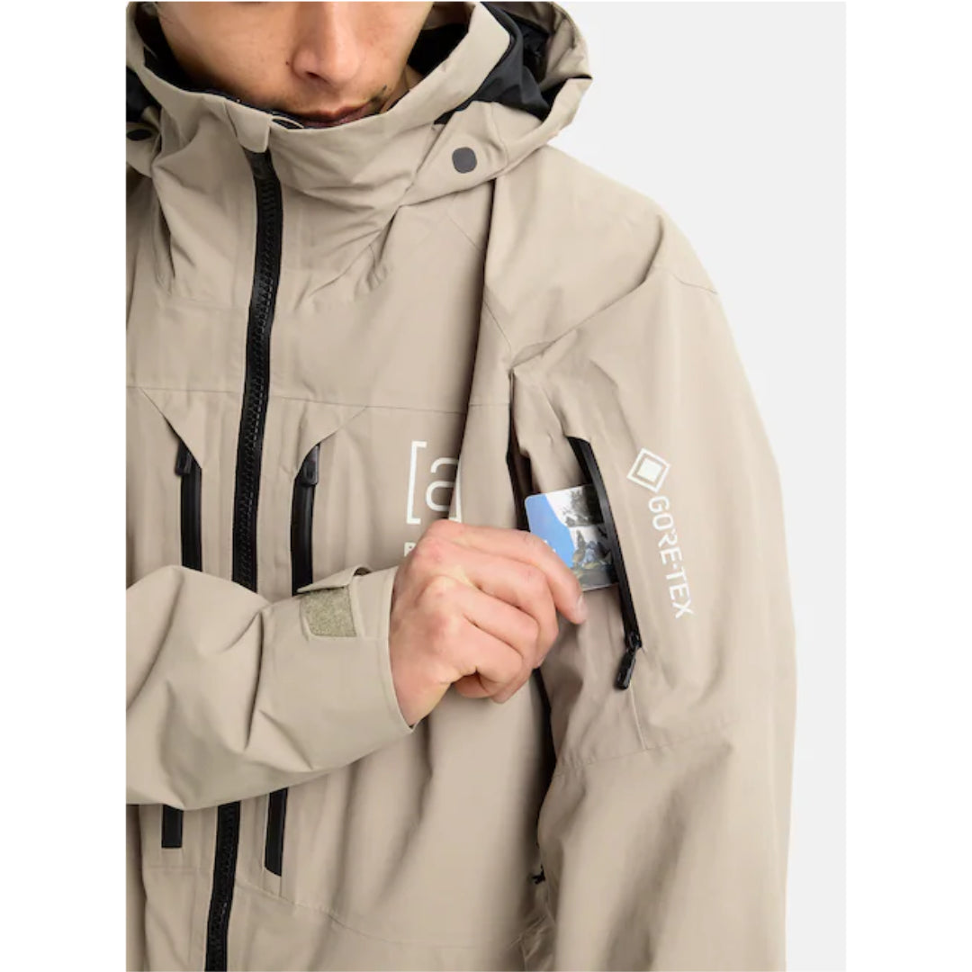 Burton Men's [ak] Swash GORE‑TEX 2L Jacket - Summit Taupe