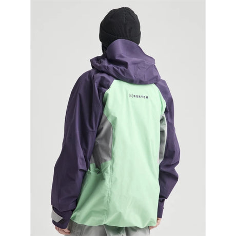 Burton Burton Men's [ak] Swash Synthetic Insulated GORE-TEX® 2L Jacket - Nightshade Purple / Apparition Gray / Green Voltage Nightshade Purple / Apparition Gray / Green Voltage XS Mens Gore-Tex Jackets