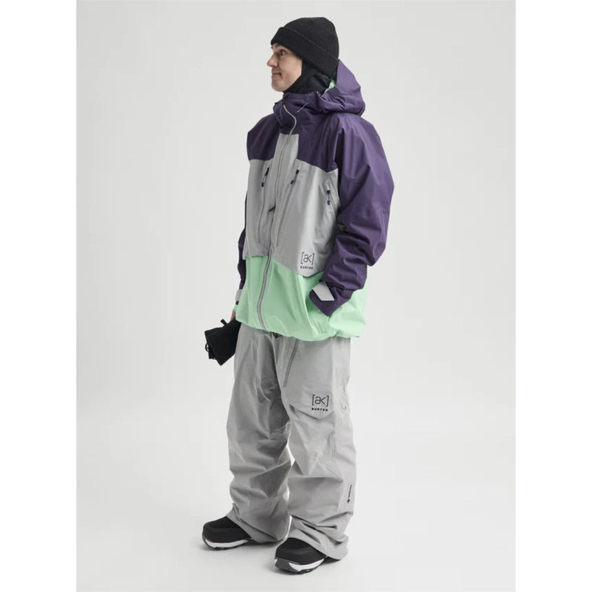 Burton Burton Men's [ak] Swash Synthetic Insulated GORE-TEX® 2L Jacket - Nightshade Purple / Apparition Gray / Green Voltage Nightshade Purple / Apparition Gray / Green Voltage XS Mens Gore-Tex Jackets