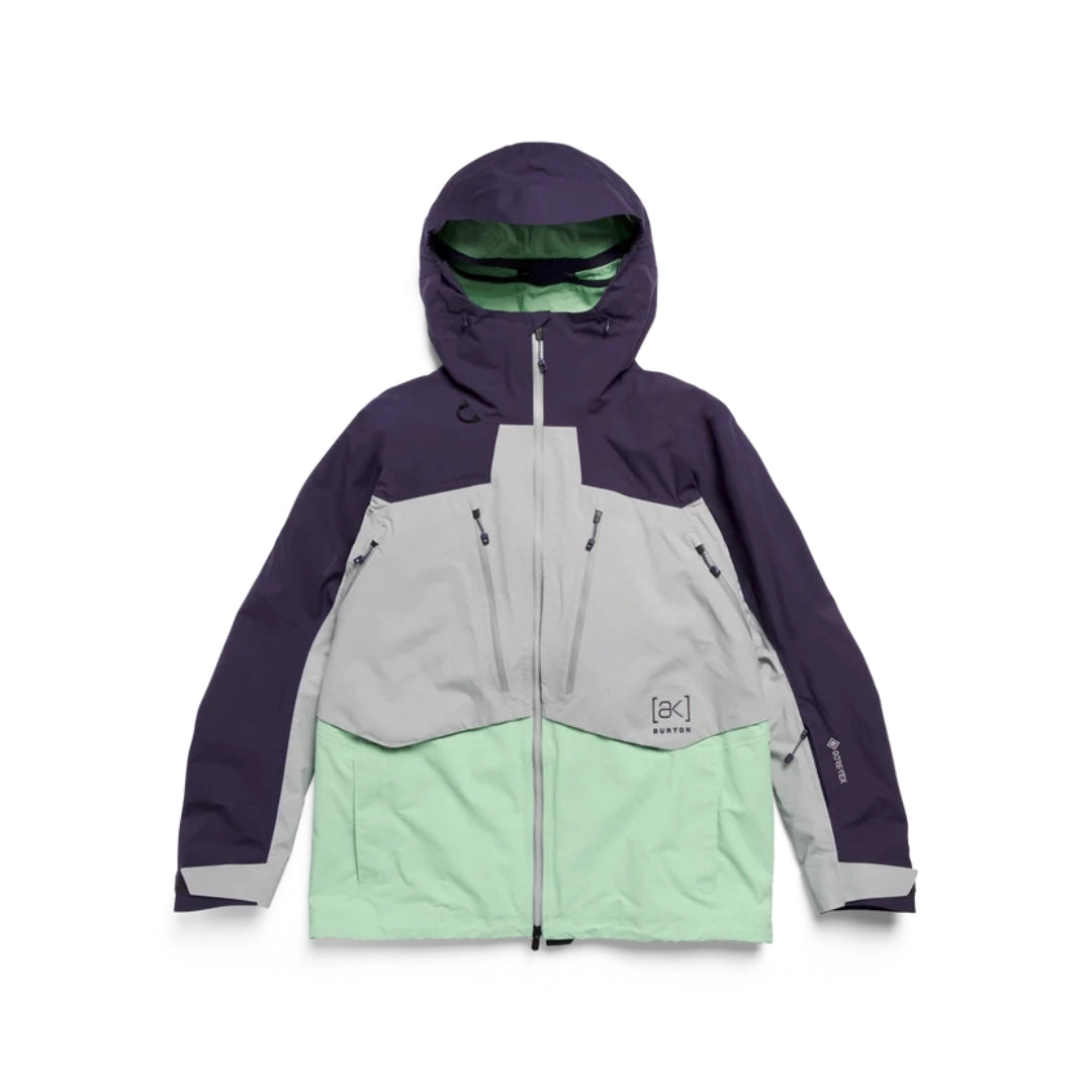 Burton Burton Men's [ak] Swash Synthetic Insulated GORE-TEX® 2L Jacket - Nightshade Purple / Apparition Gray / Green Voltage Nightshade Purple / Apparition Gray / Green Voltage XS Mens Gore-Tex Jackets