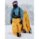 Burton Men's [ak] Tusk GORE-TEX 3L PRO Hi-Top Bib Pants - Goldenrod