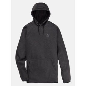 Burton Burton Mens Crown Weatherproof Pullover Fleece True Black Heather M Mens Pullover Hoodies