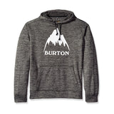 Burton Burton Mens Oak Pullover Hoodie HEATHER BLUE S Mens Pullover Hoodies