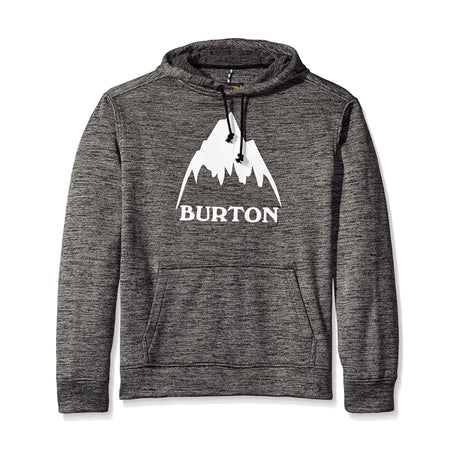 Burton Burton Mens Oak Pullover Hoodie HEATHER BLUE S Mens Pullover Hoodies