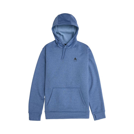 Burton Burton Mens Oak Pullover Hoodie HEATHER BLUE S Mens Pullover Hoodies