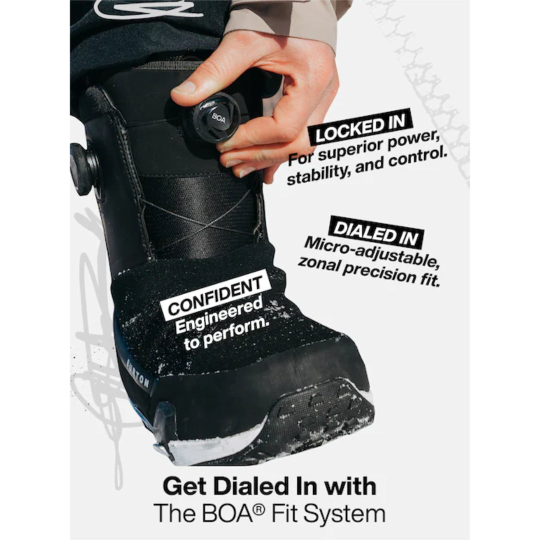 Burton Burton Women's Felix Boa Snowboard Boots - Black Black 5 Womens Snowboard Boa Boots 5 to 11 US womens size