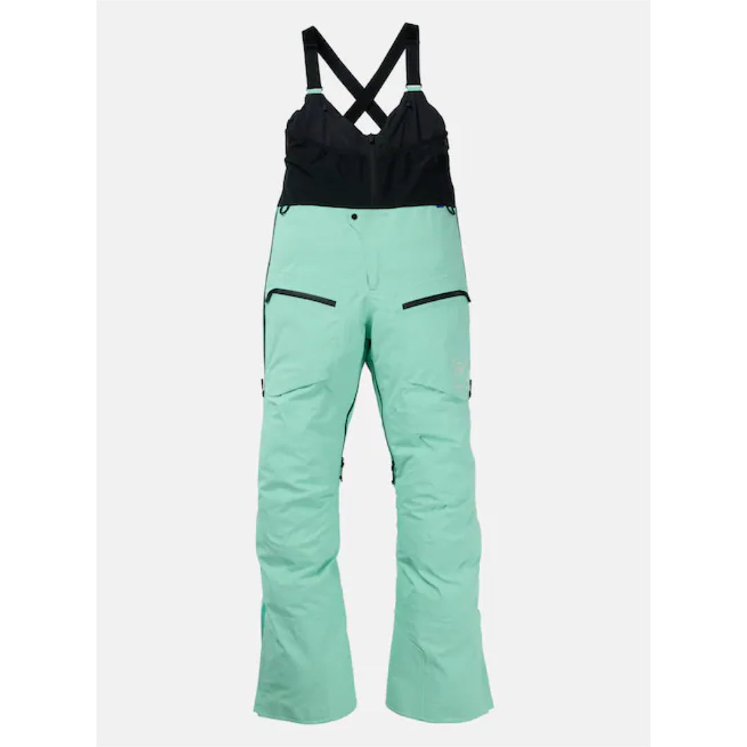 Burton Women's [ak] Tusk GORE-TEX PRO 3L Hi-Top Bib Pants - Powder Mint