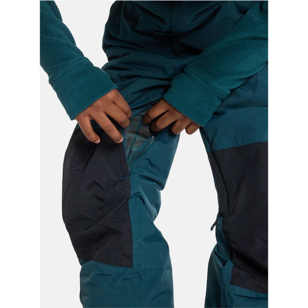Burton Youth Skylar 2L Bib Snowpants-Deep Emerald