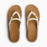 Reef Reef Women VISTA CARMEN - Whisper White Whisper White 5 Womens Sandals Flip Flop 5 to 11