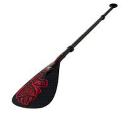 Starboard Starboard Bolt Tiki Tech Hybrid Shaft 3PC Paddles BLACK-RED M Sup Paddle