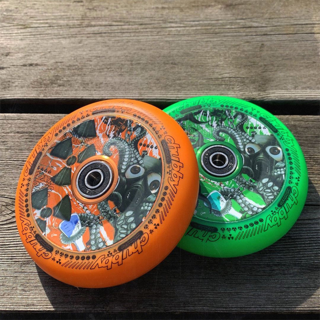 Chubby Lab Vert Néon 110 mm - Roue simple