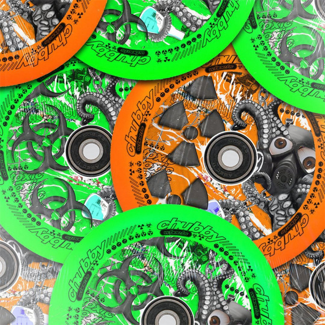 Chubby Lab Vert Néon 110 mm - Roue simple