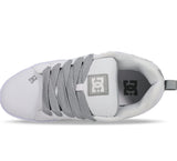 Chaussures DC Court Graffik SQ pour homme - Blanc/Gris