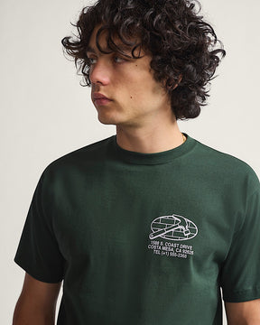 Vans Vans Men's Service Repair SS Tee Dried Kelp S Mens T-Shirts