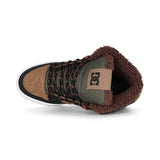 DC Men's Pure High-Top WC Shoes - Black/Black/Green