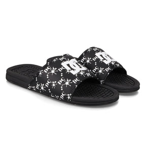 DC DC Men's Bolsa - Black/White Black/White 9 Mens Slip on Sandals 5 to 11