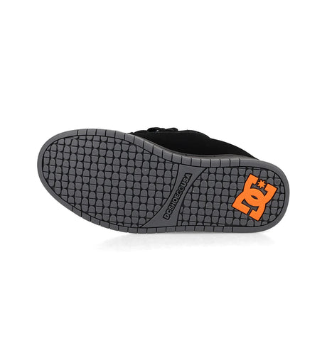 DC DC Men's  Court Graffik Skate Shoes - Black/Orange Black/Orange 11 Mens Skate Shoes 6 to 18