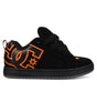 DC DC Men's  Court Graffik Skate Shoes - Black/Orange Black/Orange 11 Mens Skate Shoes 6 to 18