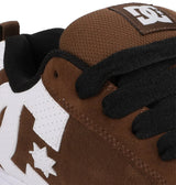 DC DC Men's  Court Graffik Se Skate Shoes - Brown/White Brown/White 10.5 Mens Skate Shoes 6 to 18