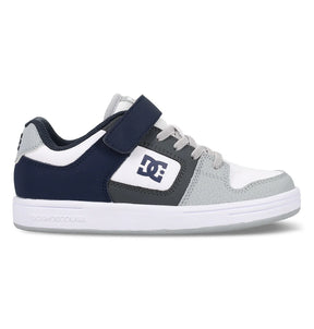 DC DC Kid's Manteca 4 V Shoes- Grey/Navy/White Grey/Navy/White 13 Youth Boys Skate Shoes 5T to 13T and 1 to 7 US Size