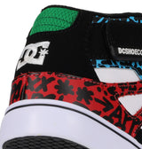 DC Youth Hi Top EV Shoes - Blue/Red/White