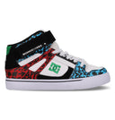 DC DC Youth Hi Top EV Shoes - Blue/Red/White Blue/Red/White 11 Youth Boys Skate Shoes 5T to 13T and 1 to 7 US Size