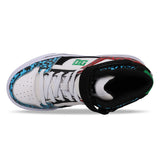 DC Youth Hi Top EV Shoes - Blue/Red/White