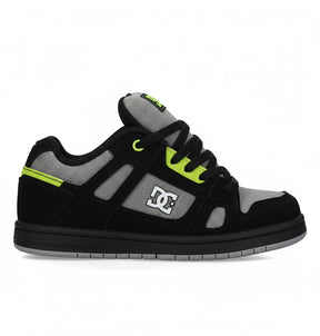 DC DC Youth Stag Shoes - Black/White/Lime Black/White/Lime 11 Youth Boys Skate Shoes 5T-13T & 1-7 US Size
