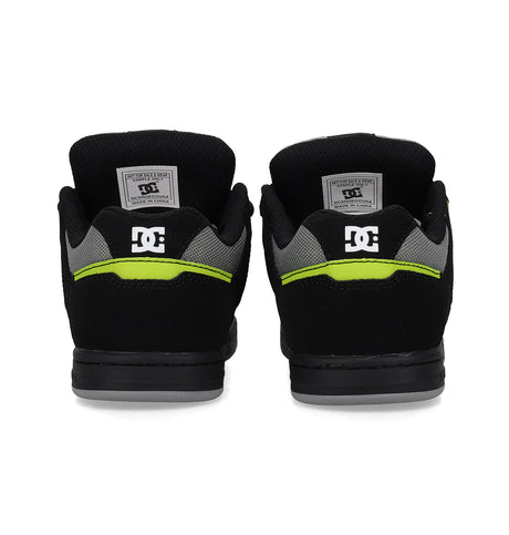 DC DC Youth Stag Shoes - Black/White/Lime Black/White/Lime 11 Youth Boys Skate Shoes 5T-13T & 1-7 US Size