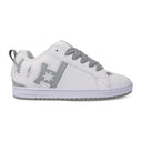 DC DC Men's Court Graffik SQ Shoes - White/Grey White/Grey 9 Mens Shoes 6 to 18