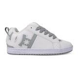 DC DC Men's Court Graffik SQ Shoes - White/Grey White/Grey 9 Mens Shoes 6 to 18