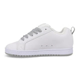 DC DC Men's Court Graffik SQ Shoes - White/Grey White/Grey 9 Mens Shoes 6 to 18