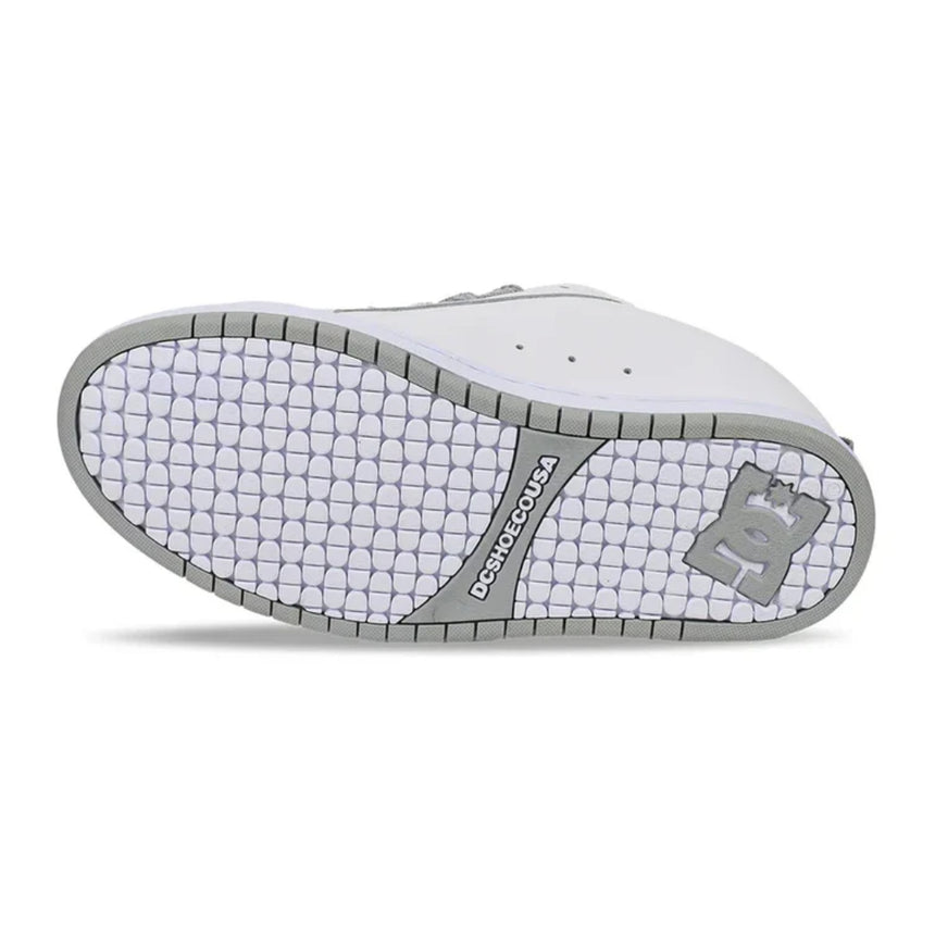DC DC Men's Court Graffik SQ Shoes - White/Grey White/Grey 9 Mens Shoes 6 to 18