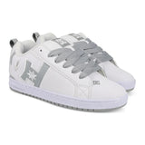 DC DC Men's Court Graffik SQ Shoes - White/Grey White/Grey 9 Mens Shoes 6 to 18