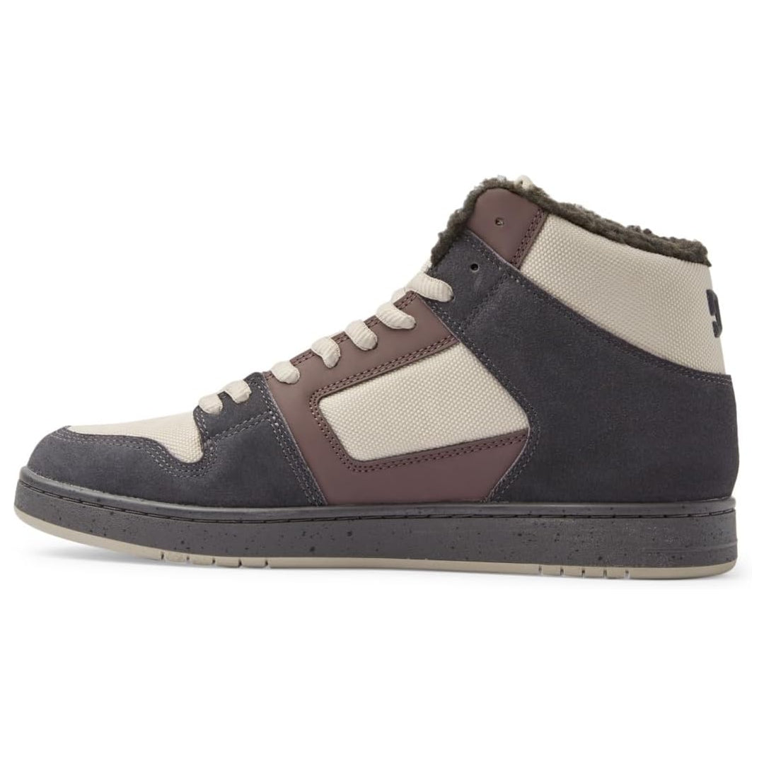 DC DC Men's Macteca 4 Hi WR Shoes - Dark Grey/Light Grey Dark Grey/Light Grey 9 Mens High Top Shoes 6 to 18