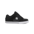 DC DC Men's  Pure Skate Shoes - Black/Black/White Black/Black/White 10 Mens Skate Shoes 6 to 18