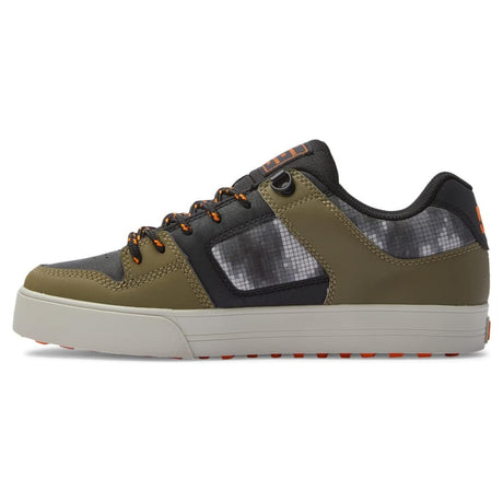 DC DC Pure Wintered Shoes - Black/Olive Night Black/Olive Night 9 Mens Winter Boots 6 to 18