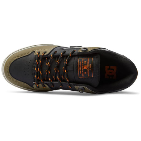 DC DC Pure Wintered Shoes - Black/Olive Night Black/Olive Night 9 Mens Winter Boots 6 to 18
