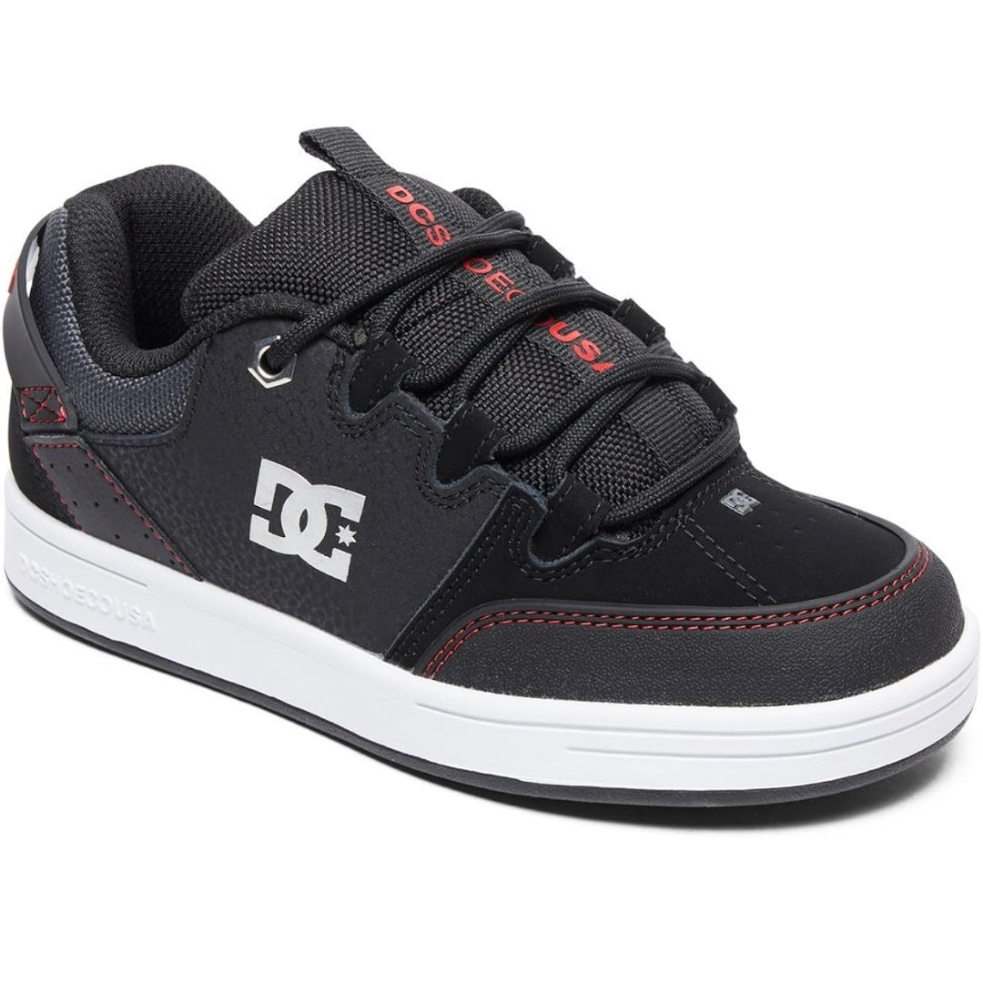 DC DC Kids Syntax Shoes BLACK-RED 1 Youth Boys Skate Shoes 5T-13T & 1-7 US Size