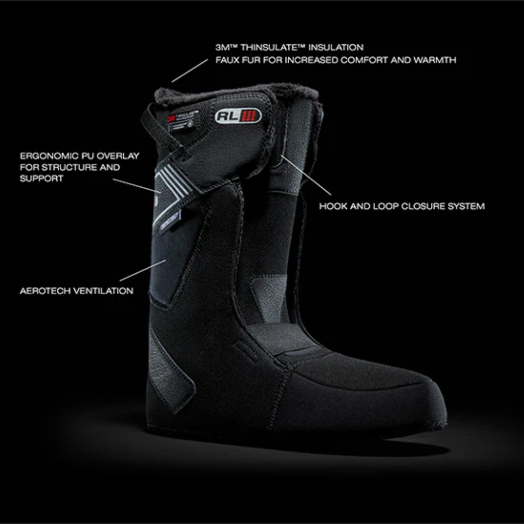 Bottes de snowboard DC Judge Boa pour homme - Gris/Gris/Orange