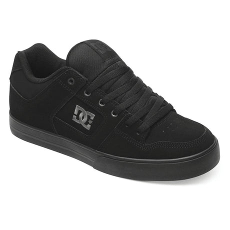 DC DC Men's Pure Skate Shoes BLACK/PIRATE BLACK 8 Mens Skate Shoes 6 to 18