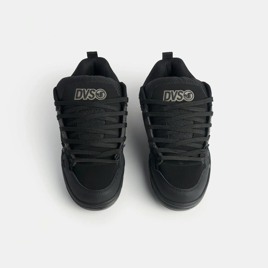 DVS DVS Men's Comanche Chunky Skate Shoes - Black Charcoal Print Nubuck Black Charcoal Print Nubuck 9 Mens Skate Shoes 6 to 18