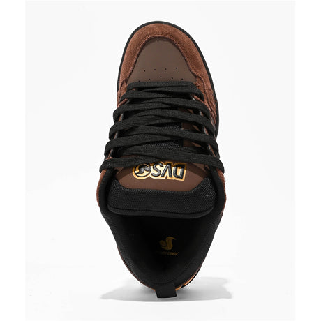 DVS DVS Men's Comanche Shoes - Brown Black Gold Suede Brown Black Gold Suede 10 Mens Skate Shoes 6 to 18