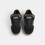 DVS DVS Men's Comanche Skate Shoe - Black Taupe Brown Suede Black Taupe Brown Suede 9 Mens Skate Shoes 6 to 18